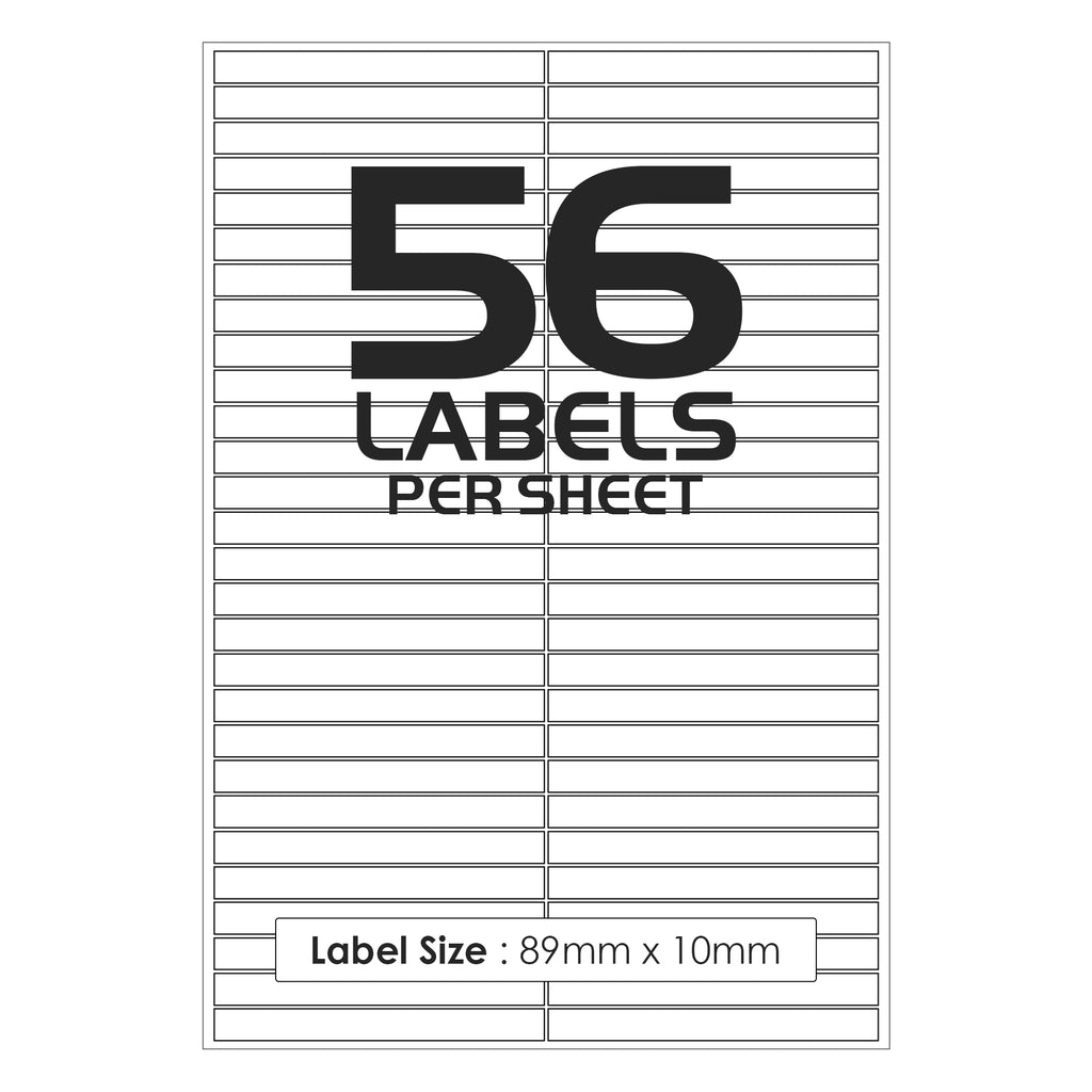 56 Labels Per Sheet